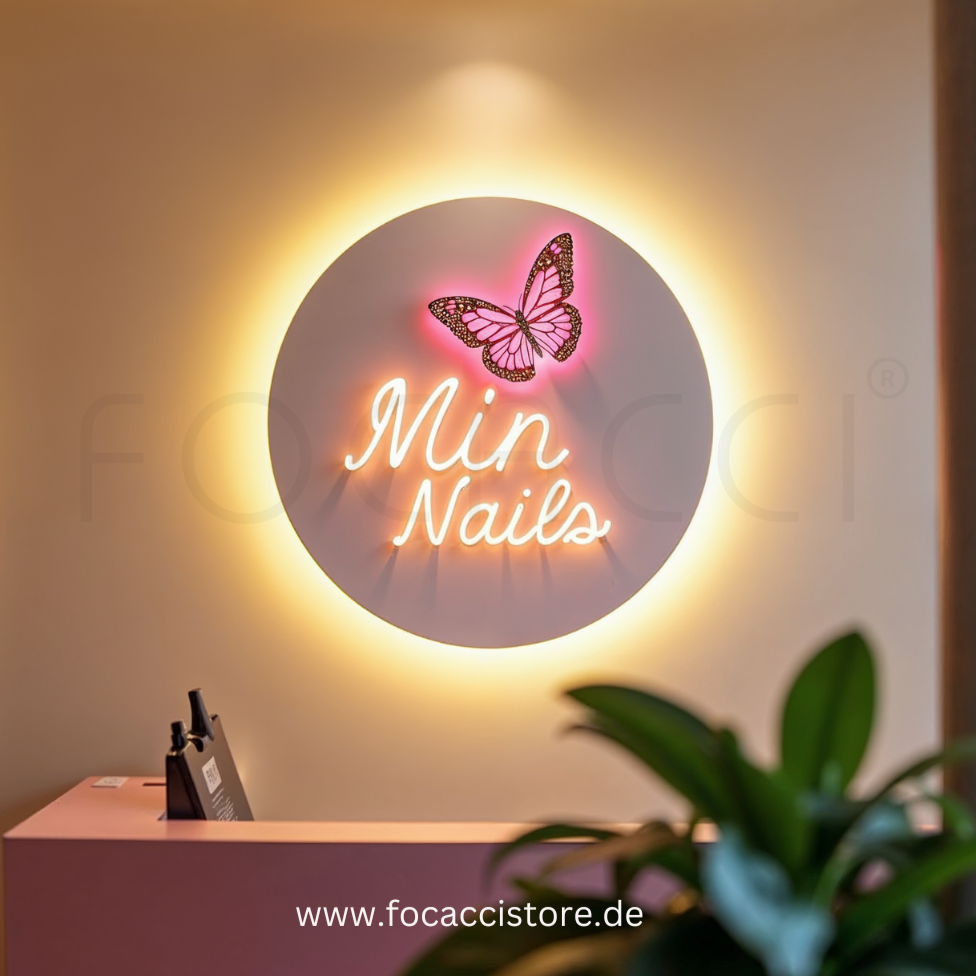 Rund/Shape Business 3D Schild, 3D LED Beschilderung, Leuchtkasten Schild