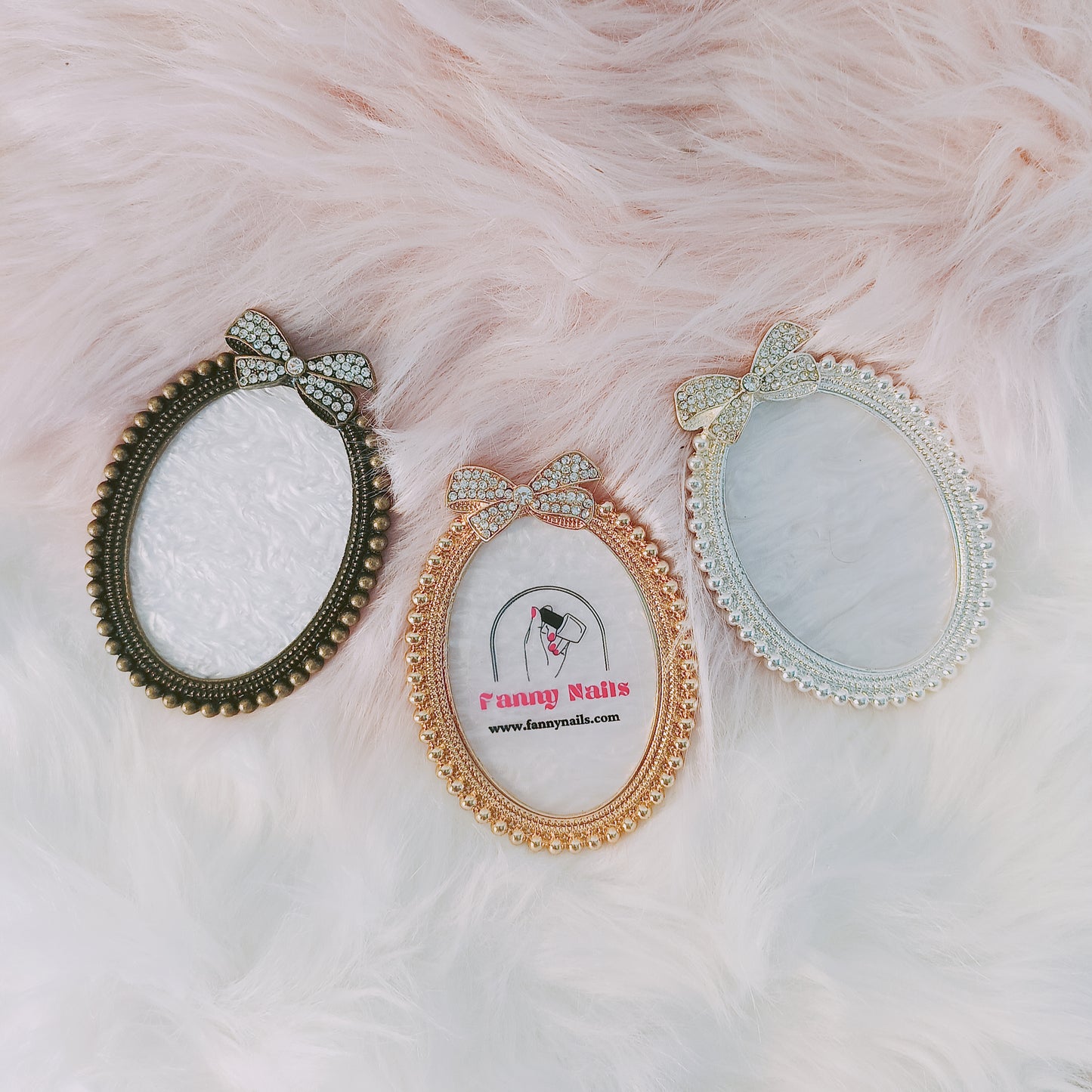 Presentation frame for nail photography \ Elegant information card for nail art photos