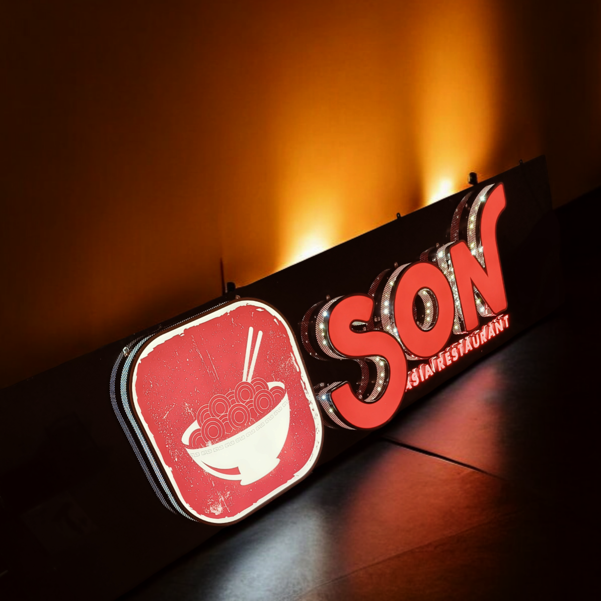 Frontlit Diamond 3D Schild, 3D LED Beschilderung, Leuchtkasten Schild, Beleuchtung Buchstaben