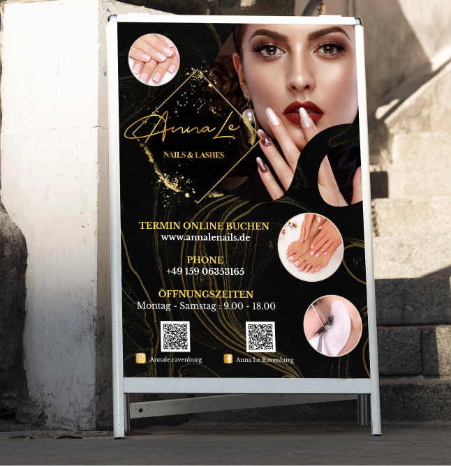 Plakate | Poster für Kundenstopper, Fensteraufkleber