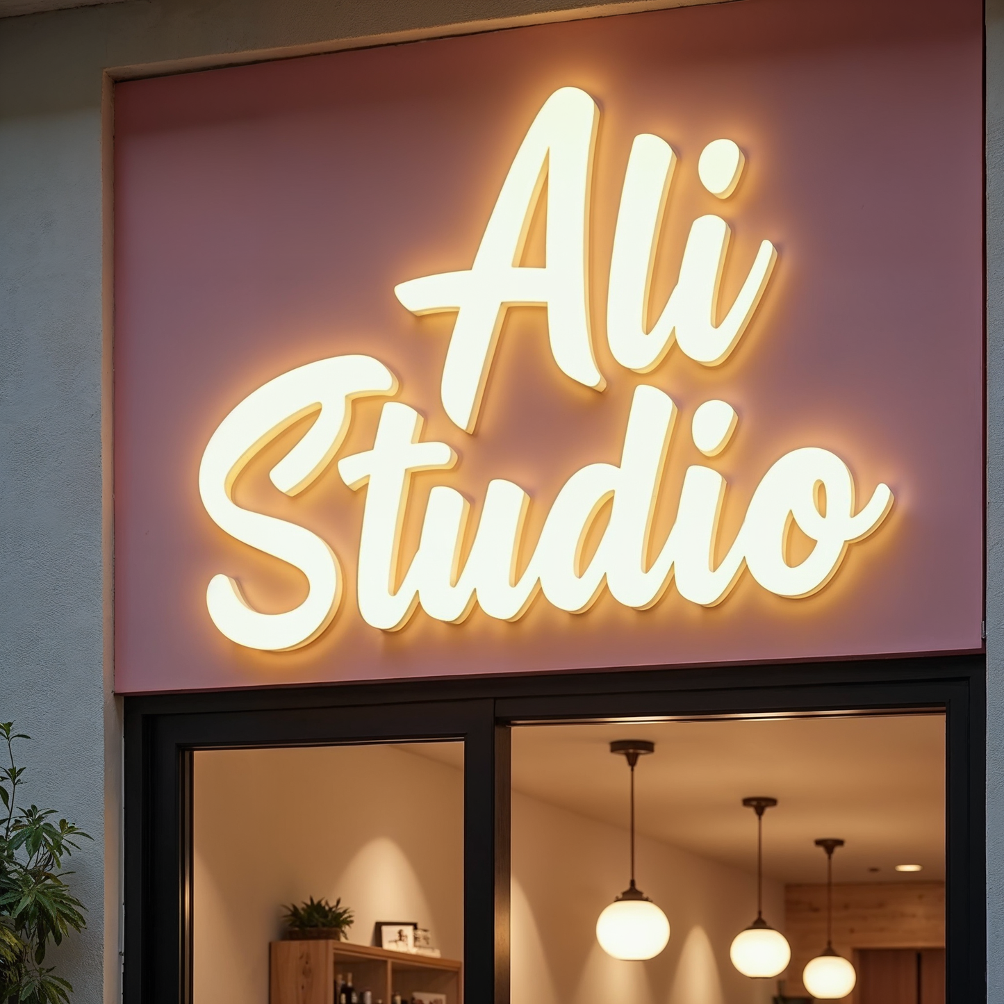 Frontlit Backlit 3D Sign, 3D LED Signage, Lightbox Sign, Illuminated Letters