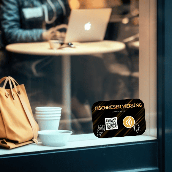 NFC Sticker with QR Code – Flexible and Laminated Sticker for All Surfaces