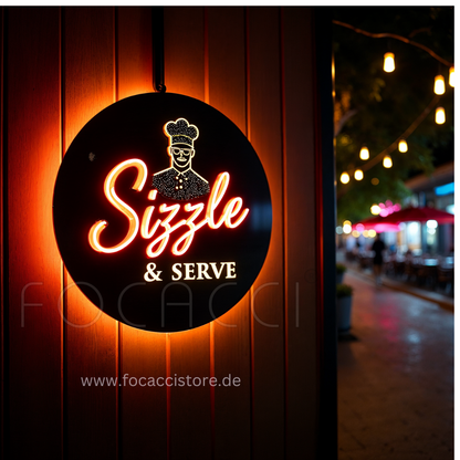 Single-sided light box 3D logo, 3D LED signage, illuminated advertising wall mounting