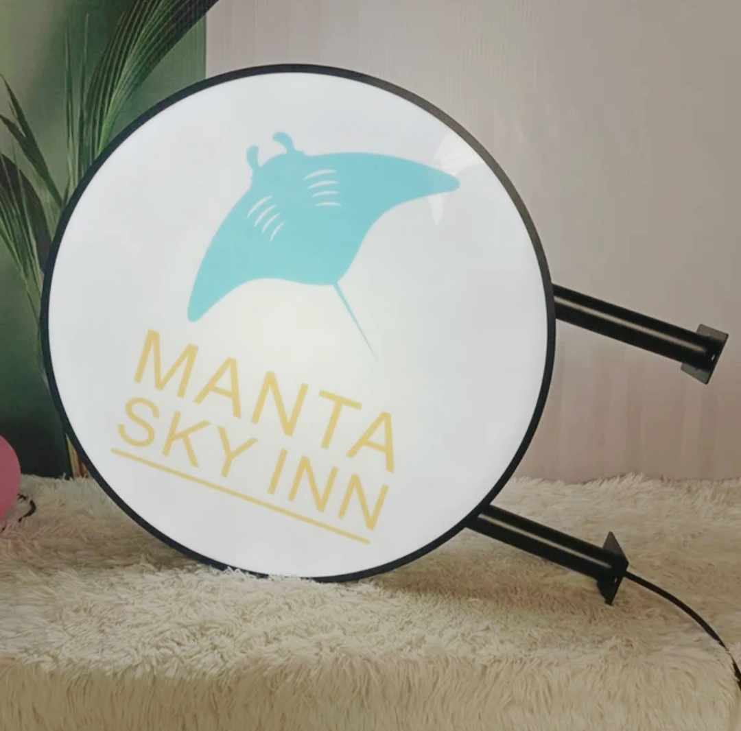 Single-sided light box 3D logo, 3D LED signage, illuminated advertising wall mounting
