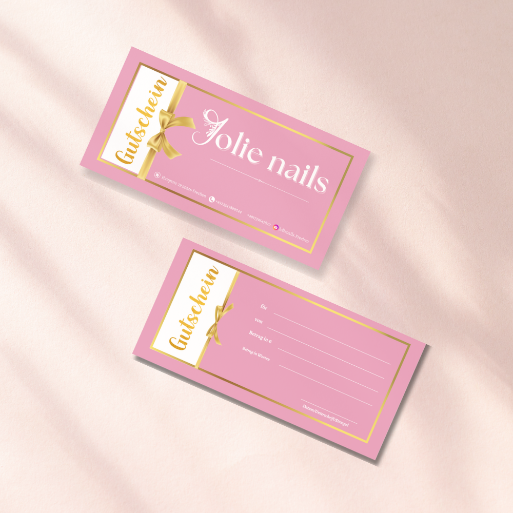Flyer | Price list | Brochure for spa, nail studio, beauty salon