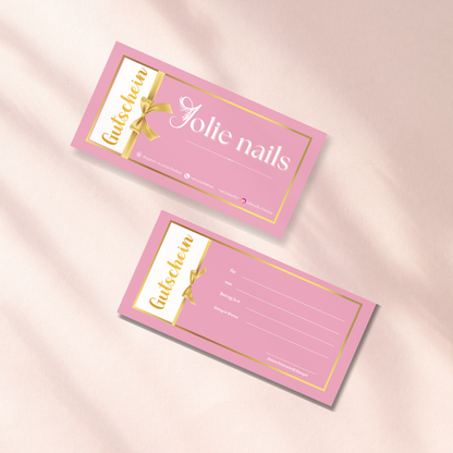 Flyer | Price list | Brochure for spa, nail studio, beauty salon