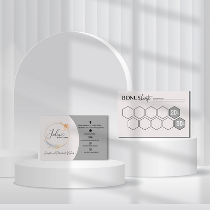Bonus card | Visit card for spa, nail studio, beauty salon, business