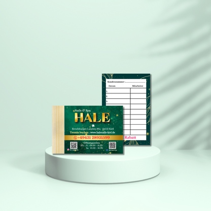 Bonus card | Visit card for spa, nail studio, beauty salon, business