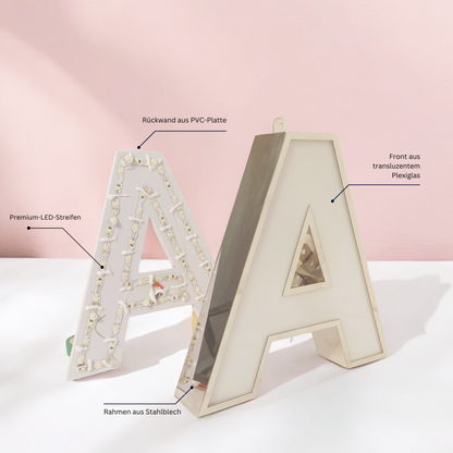 Frontlit Basic 3D Sign, 3D LED Signage, Lightbox Sign, Illuminated Letters