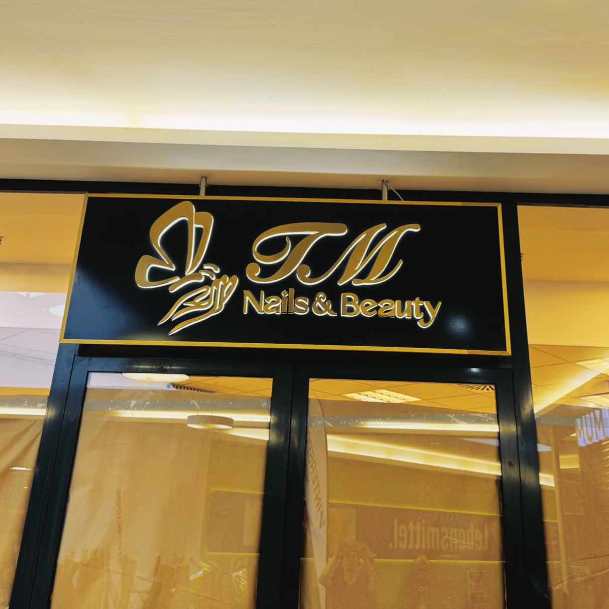 Frame for LED letters