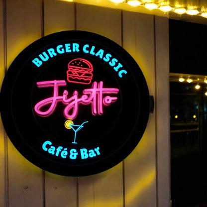 Single-sided light box 3D logo, 3D LED signage, illuminated advertising wall mounting