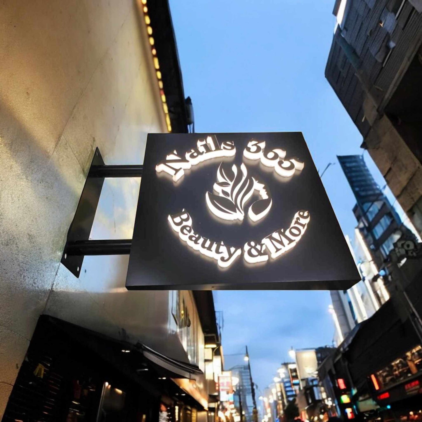 Double Side Lightbox 3D Logo, 3D LED Signage,Nose Sign,Illuminated Advertising