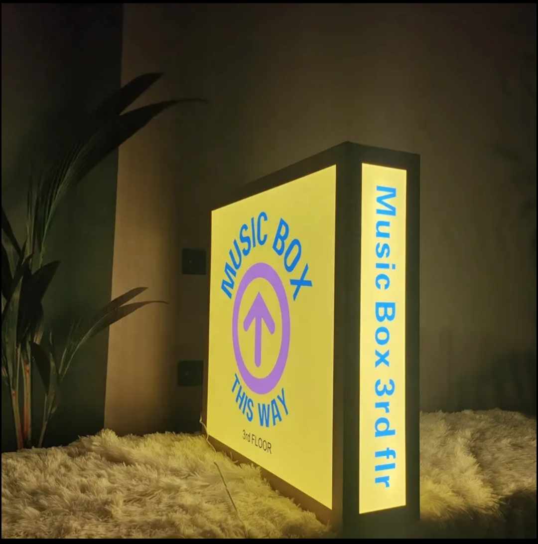 Double Side Lightbox 3D Logo, 3D LED Signage,Nose Sign,Illuminated Advertising