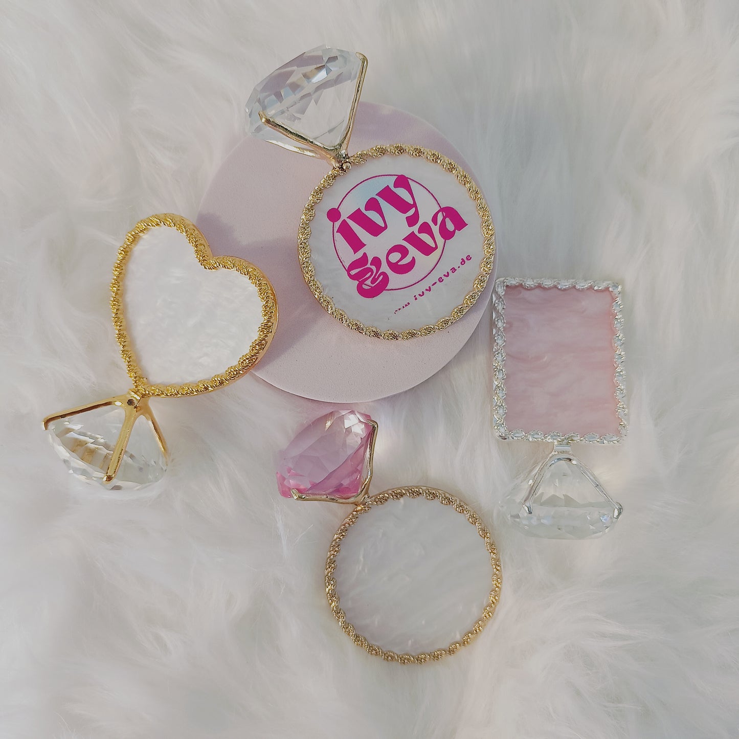 Präsentationsrahmen für Nail Fotografie \ Elegante Informationskarte für Nail Art Fotos