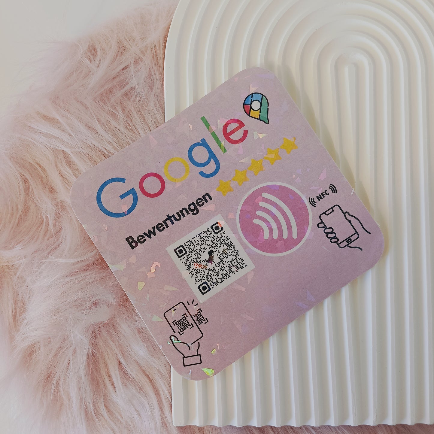 NFC Sticker with QR Code – Flexible and Laminated Sticker for All Surfaces