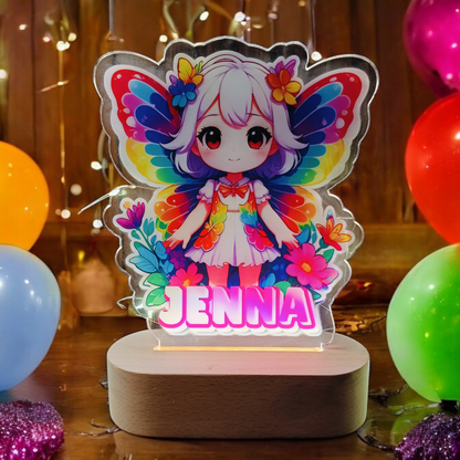 UV printed acrylic night lamp/decoration (personalization possible)