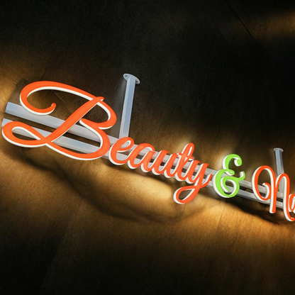 Frontlit Backlit 3D Sign, 3D LED Signage, Lightbox Sign, Illuminated Letters