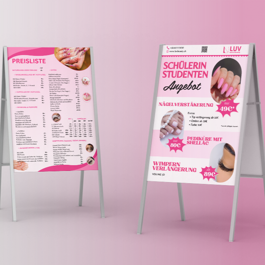 Posters | Posters for customer stoppers, window stickers