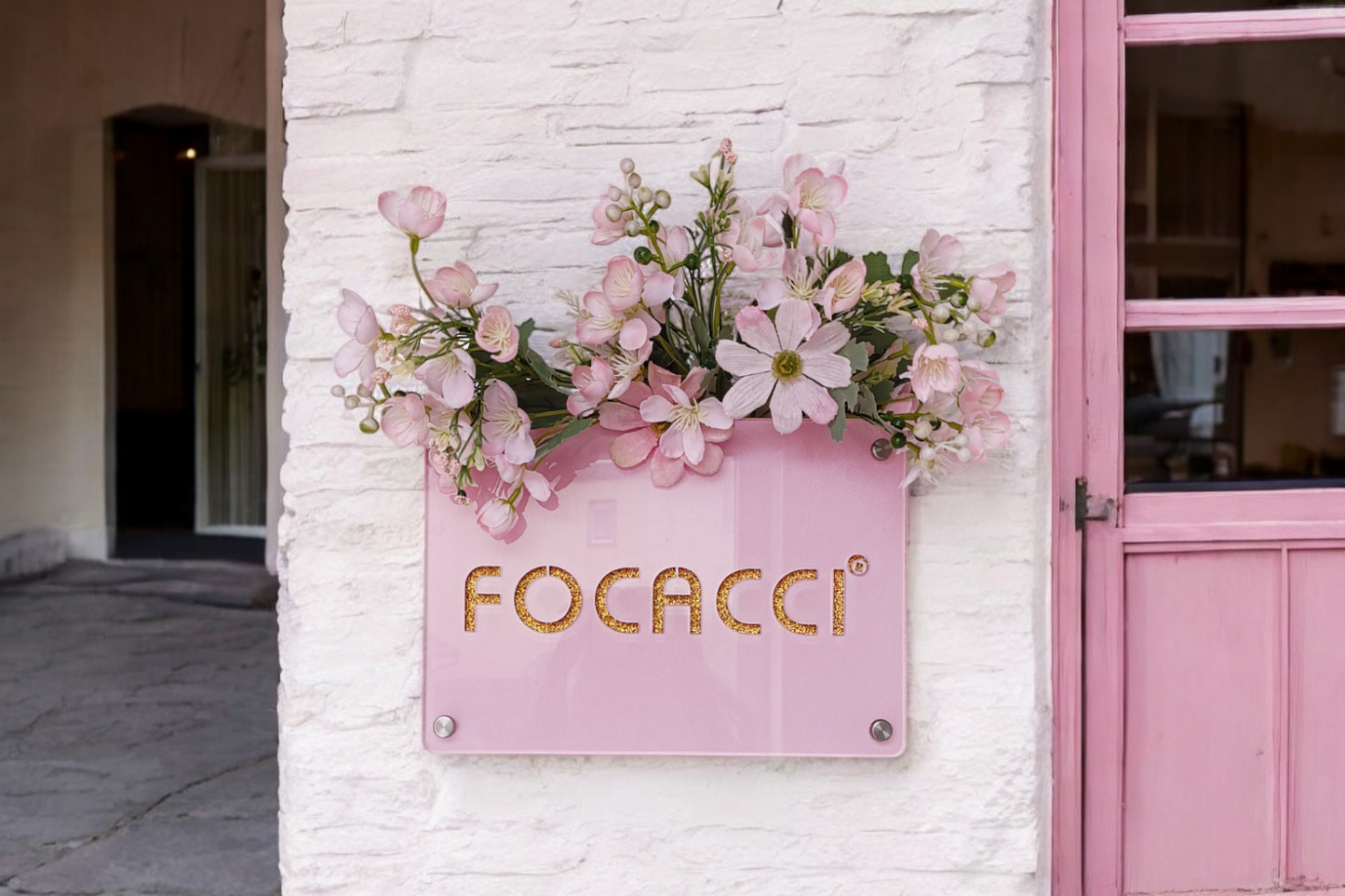 Unique nameplate with color-changing function