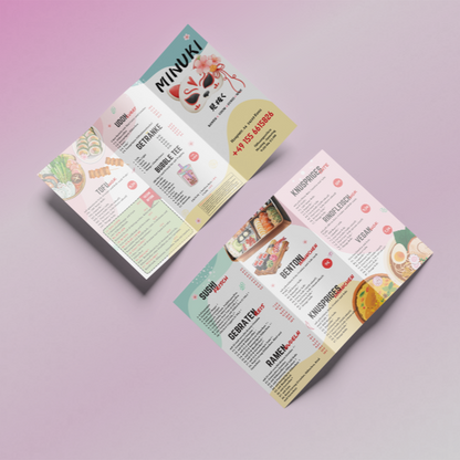 Flyer | Menu | Brochure for Restaurant, Bistro, Coffee Shop, Milktea