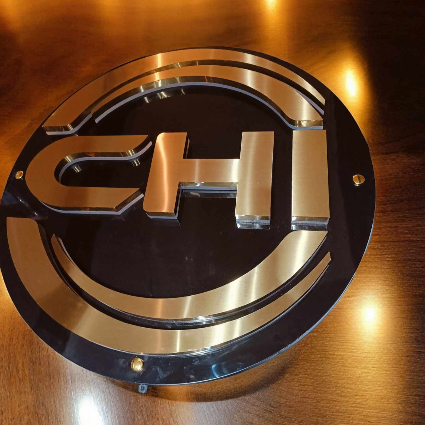 Single-sided light box 3D logo, 3D LED signage, illuminated advertising wall mounting