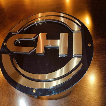 Single-sided light box 3D logo, 3D LED signage, illuminated advertising wall mounting