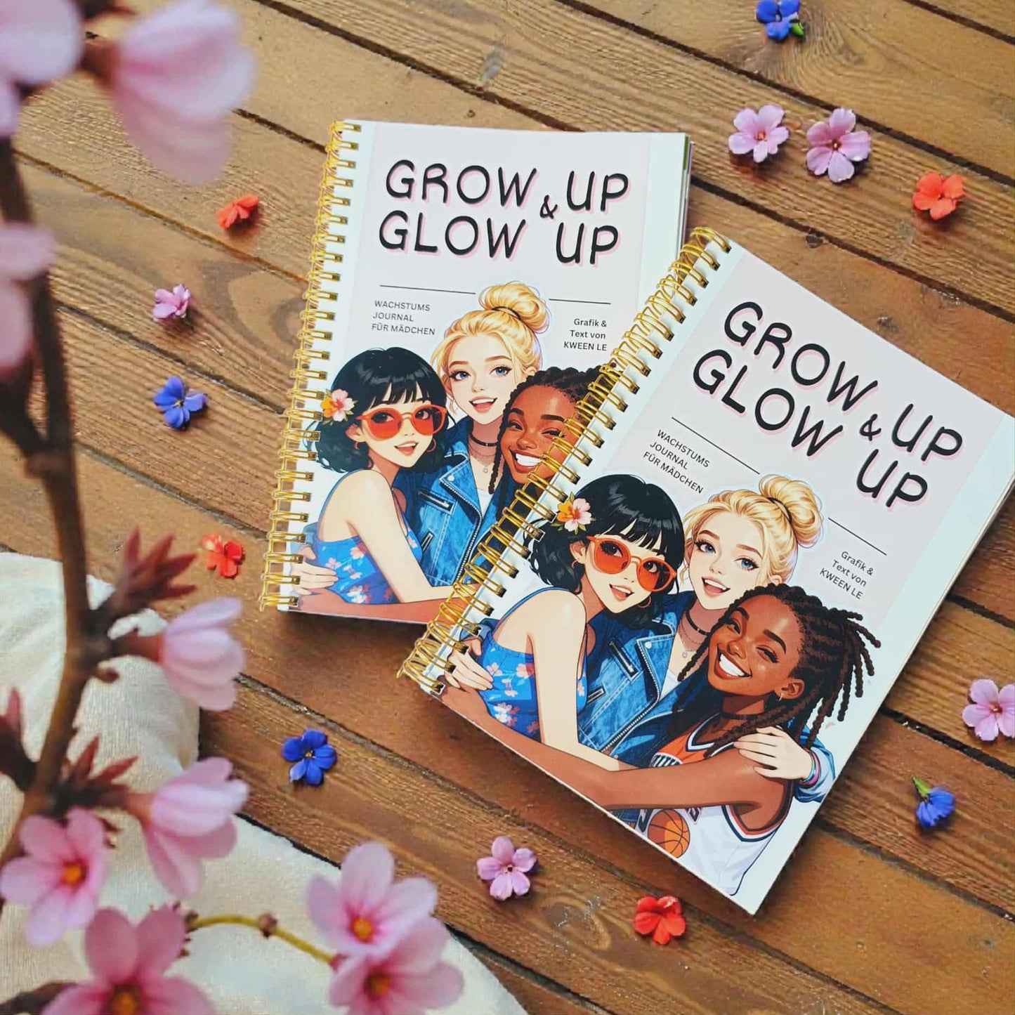 Growup & Glowup Journal für Teen-Girls