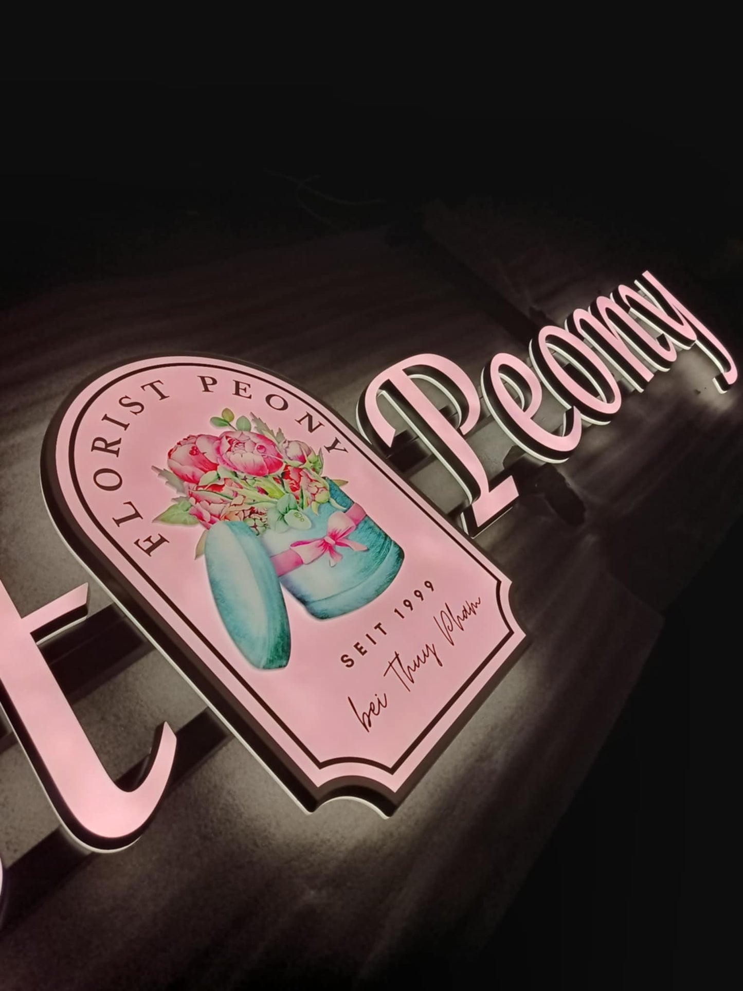 Frontlit Backlit 3D Sign, 3D LED Signage, Lightbox Sign, Illuminated Letters