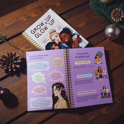 Growup & Glowup Journal für Teen-Girls