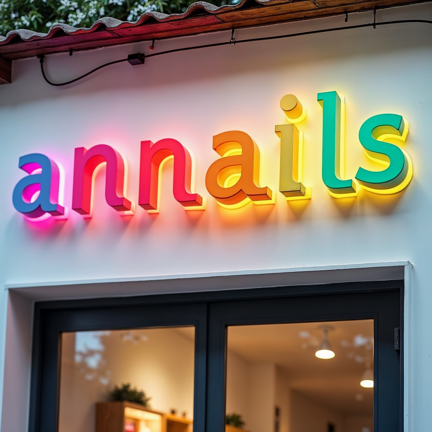 Backlit 3D sign, 3D LED signage, light box sign, metal sheet letters