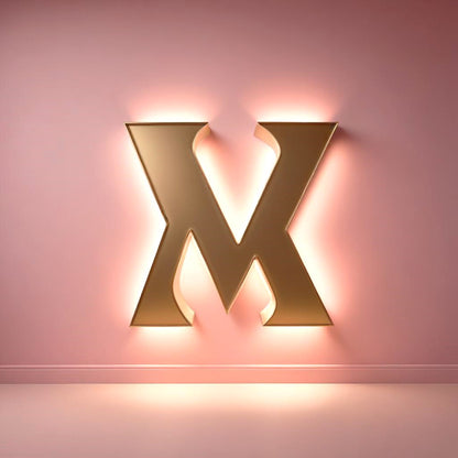 Backlit 3D sign, 3D LED signage, light box sign, metal sheet letters